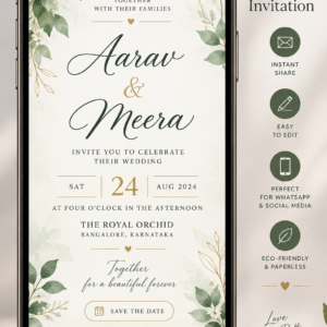 Animated Motion Graphics Premium Digital Invitation